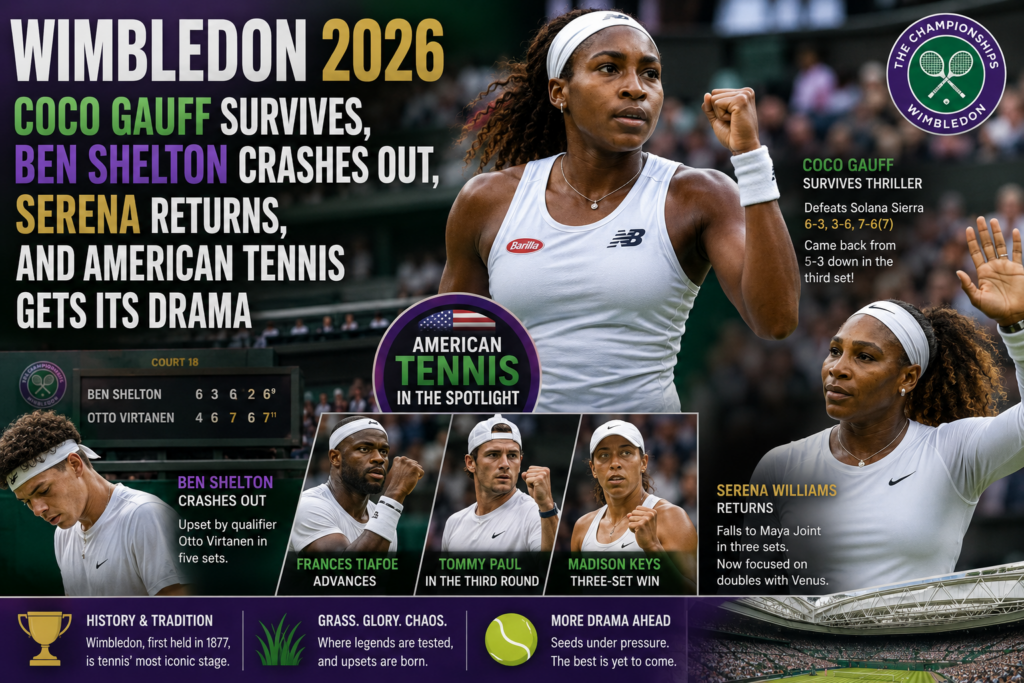 Coco Gauff at Wimbledon